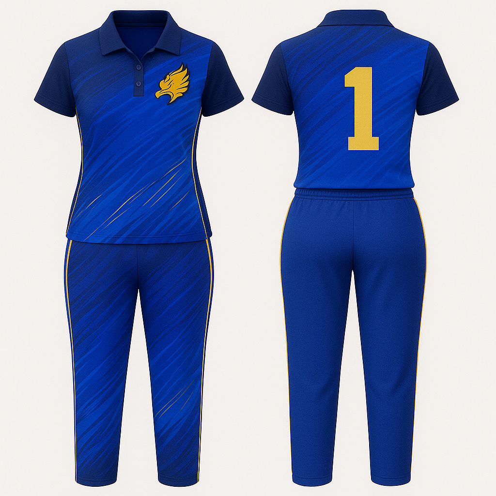 Royal Blue Polo Sublimated